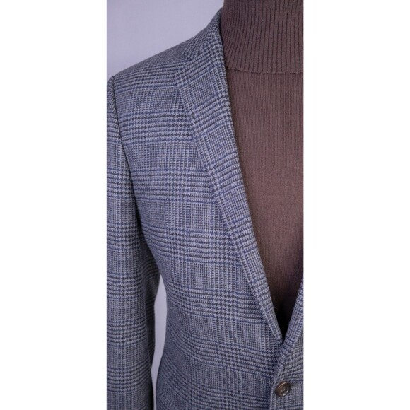 J.Crew Ludlow Sport Coat Casual Jacket Wool Plaid Two Button Sz 42L Blazer EUC - Picture 6 of 16